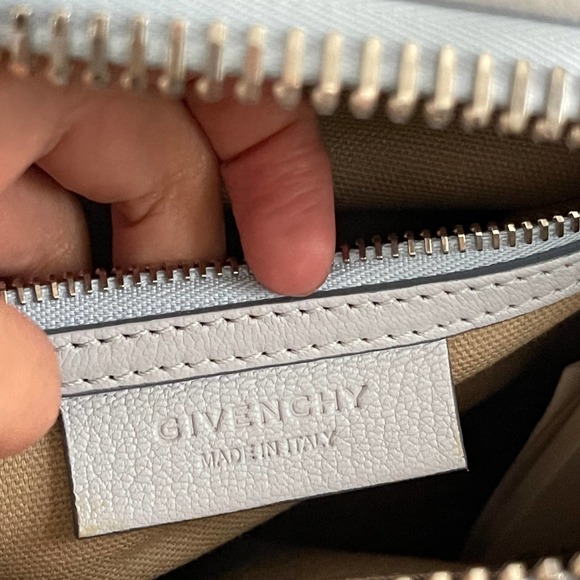 Givenchy Antigona Small Blue Sugar Satchel Bag - Picture 8 of 12